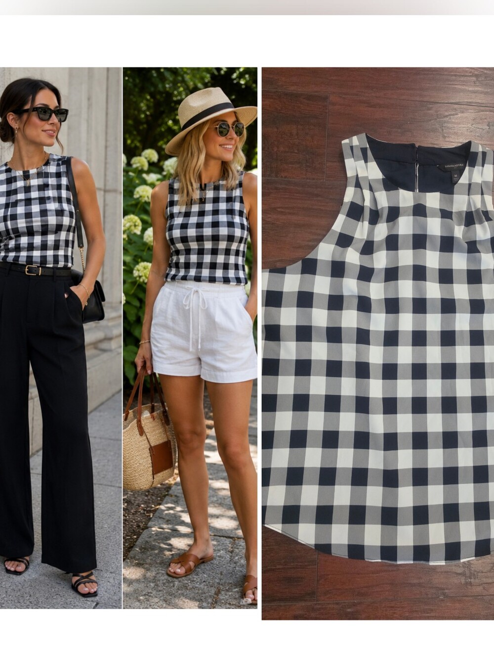 Banana Republic Black and White TOP